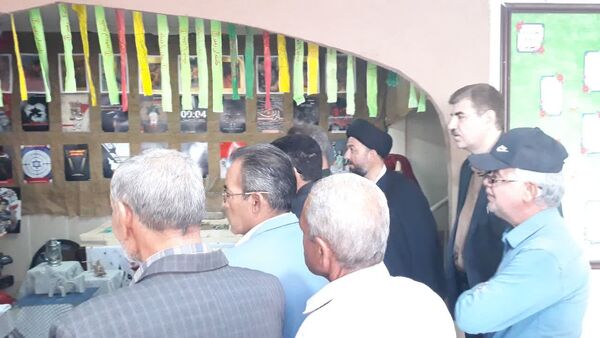 نواختن زنگ پدافند غیرعامل در هنرستان کوثر و حضرت زینب شهرستان زارچ