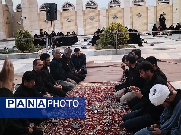 عزاداری روز دوم محرم در گلزار شهدای درق 