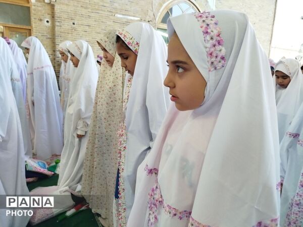 مراسم جشن تکلیف فرشته های زمینی در مسجد جامع شهرستان نیشابور