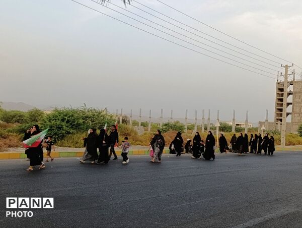 جاماندگان میناب با پای دل به راه افتادند