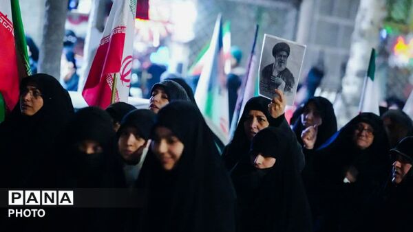 اجتماع چندهزار نفره حسینیه خیمه الانتظار در مشهد