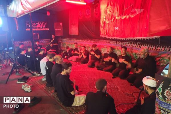 آیین عزاداری دهه سوم ماه محرم در هیئت صالحان بهشتی شهریار 