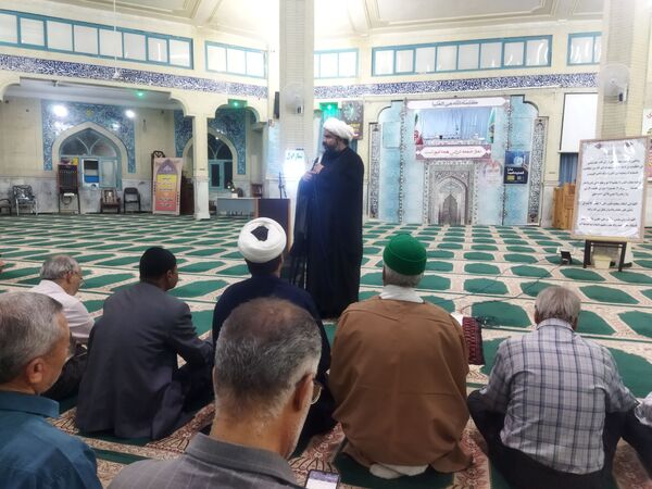 حضور نماینده مردم ترشیز در مجلس شورای اسلامی در مسجد جامع بردسکن