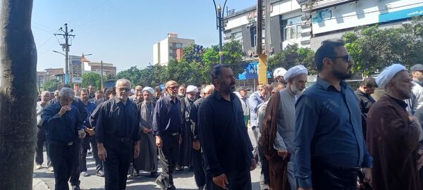 عزاداری شهادت ثامن‌الحجج(ع) در جویبار