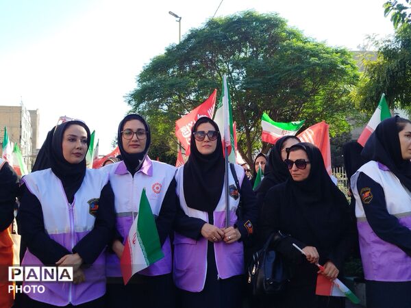  اقتدار مردم در رزمایش جان فدایان شهرستان قدس