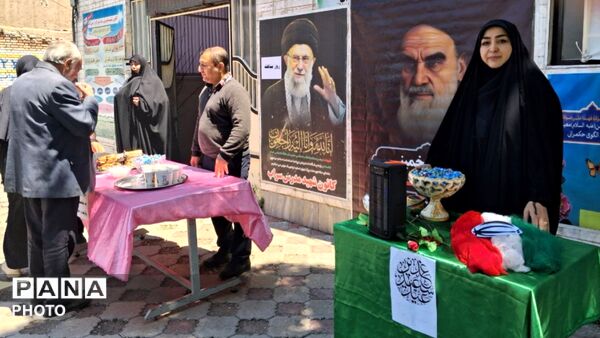 برپایی موکب غدیر کانون دانش‌آموزی شهید مدرس شهرستان سراب 