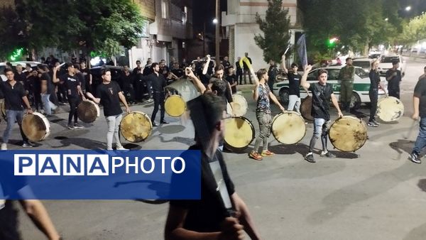 برپایی دسته‌های عزاداری در شب تاسوعای حسینی