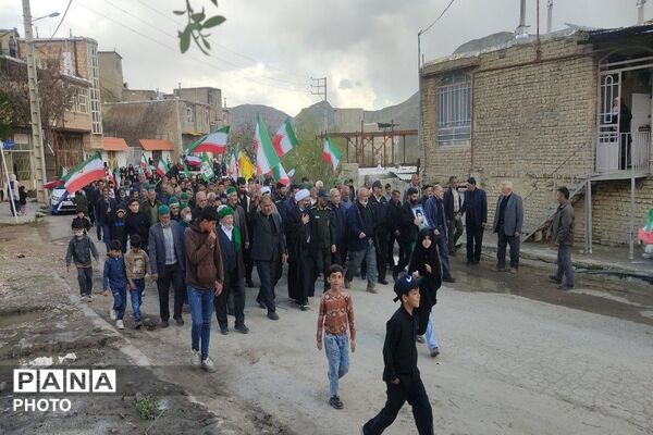 راهپیمایی اربعین شهادت قائد امت در شهر بار نیشابور-۲