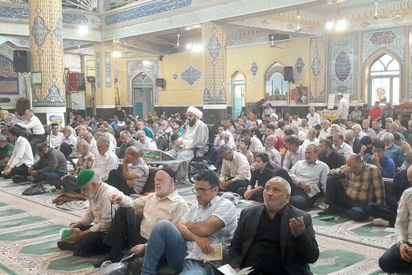 مراسم روز عرفه در مسجد صاحب‌الزمان(عج) و امام‌زاده سید فتح‌الله ورامین