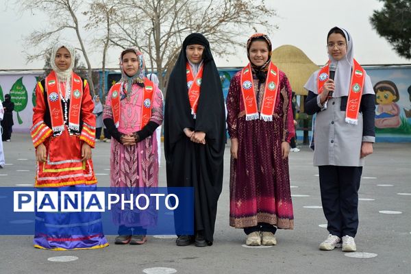افتتاحیه طرح  «ایرانمون» در مدرسه شهدای گمنام بهارستان‌دو