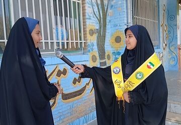 مراسم انتخابات انجمن ورزشی در دبیرستان شهید دهقان برگزار شد