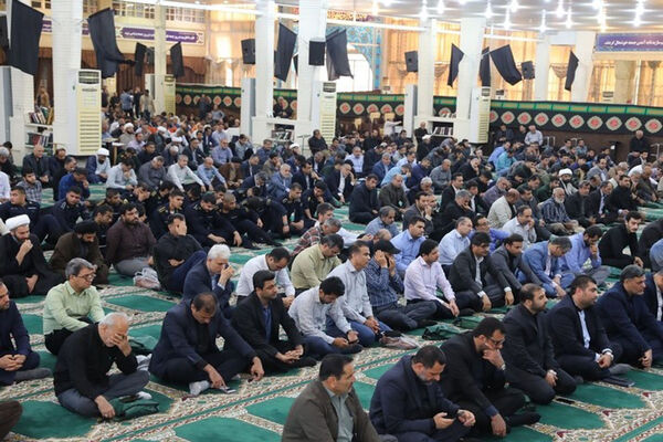 مراسم سوگواری سیدالشهدای خدمت در بوشهر