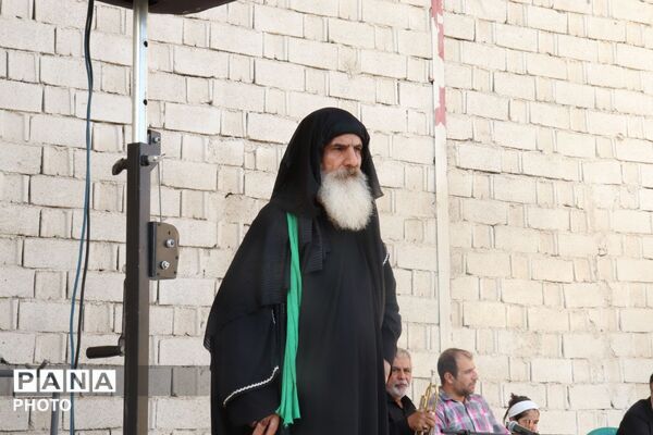 طنین تعزیه در صحن امام‌زاده عقیل (ع) اسلامشهر 
