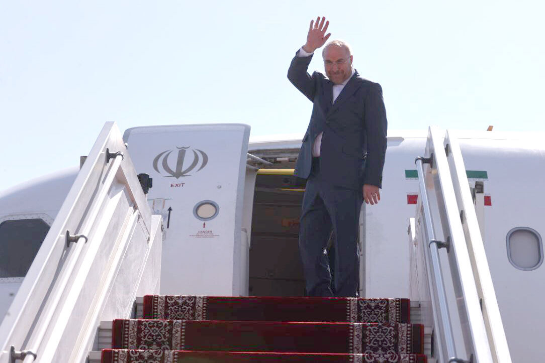 قالیباف فرودگاه کلاله را به مقصد تهران ترک کرد