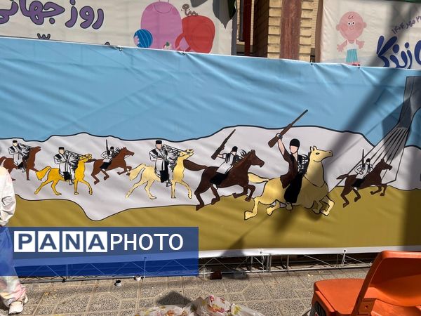 رنگ‌آمیزی دیوارنگاره‌ از ظهور تا مقاومت توسط کودکان و نوجوانان استان چهارمحال و بختیاری