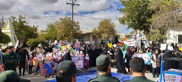 مراسم راهپیمایی یوم الله ۱۳ آبان در بخش نوخندان