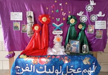 جشن پیروزی انقلاب و اجلاسیه نماز آموزشگاهی در خرم‌بید