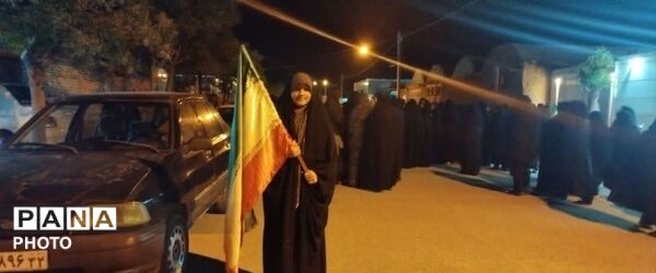 مراسم اربعین امام شهید آیت الله خامنه ای و دانش آموزان میناب در روستای مهدی آباد خلیل آباد 