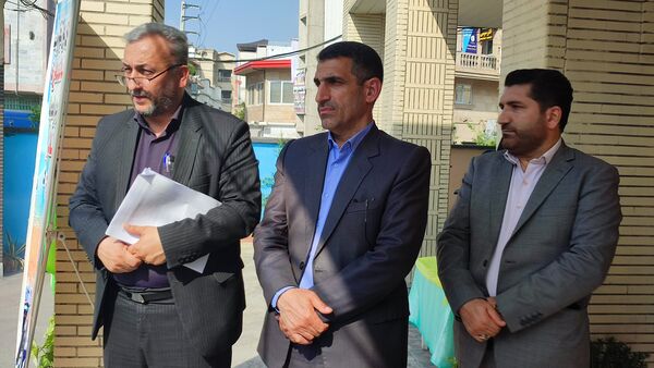 مانور استانی بازگشایی مدرسه در دبیرستان بهار آزادی قائمشهر