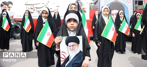 کاپشن صورتی های راهپیمایی قدس
