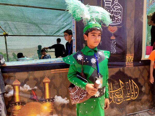 پیاده‌روی جاماندگان اربعین حسینی در شهر سورشجان