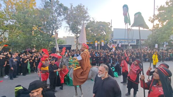 برپایی مراسم خیمه سوزان عصر عاشورا به یاد خاندان پاک اباعبدالله(ع)