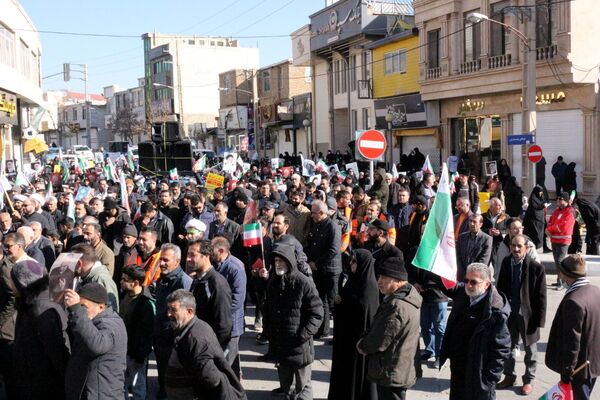 راهپیمایی محکومیت اقدامات تروریستی آمریکا و رژیم صهیونیستی در شهرستان فیروزکوه