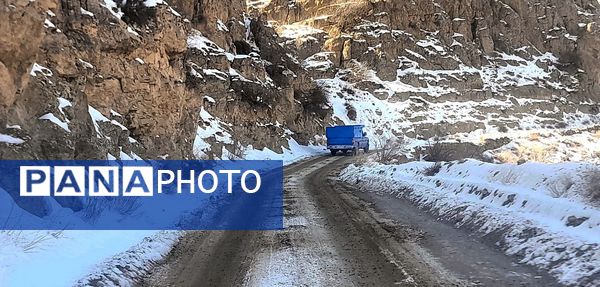 میانکوه در تسخیر برف 