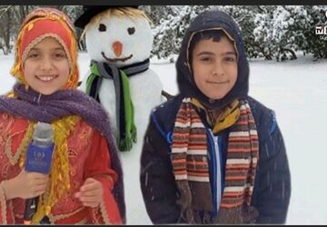 حس و حال دانش‌آموزخبرنگاران پانا در اولین روز سفیدپوش شدن نصف جهان