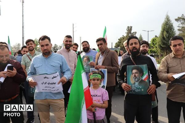 رزمایش اقتدار جان فدا برای ایران امام رضایی در چهاردانگه