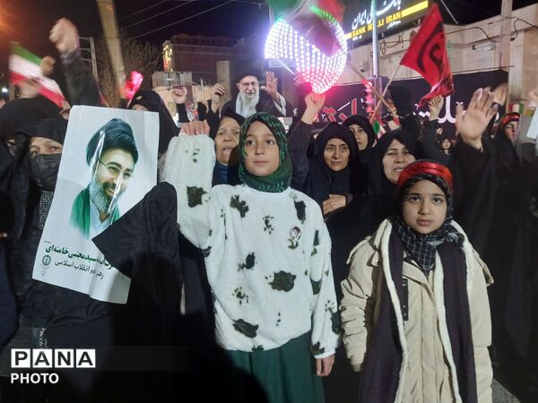 حضور گسترده مردم انقلابی در خیابان‌های گالیکش