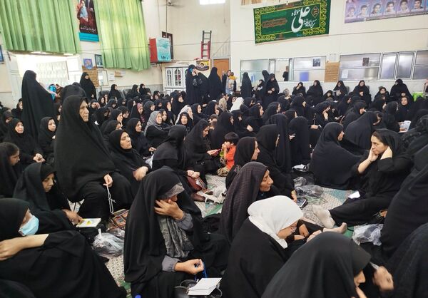 مراسم عاشورای حسینی در مسجد شهدای گمنام نیشابور 