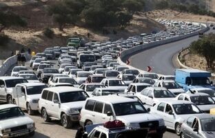 ترافیک سنگین در جاده چالوس/ تردد روان در مرزهای زمینی کشور