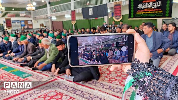 اقامه نماز عبادی سیاسی جمعه در شهر دارالسادات بار نیشابور 