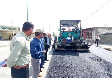 آغاز عملیات اجرای آسفالت در شهر سورشجان