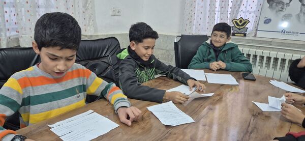 هم اندیشی انجمن خبرنگاری پسران کانون لقمان کاشمر