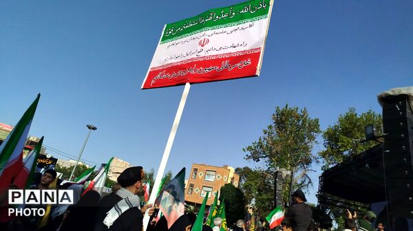 نمایش اقتدار و حمایت جان فدائیان امام رضایی ورامین