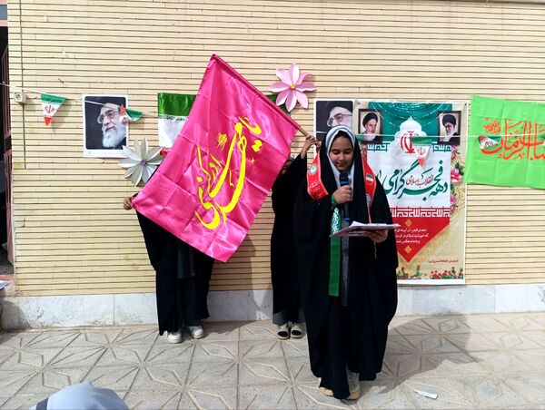 جشن نیمه شعبان در دبستان خدیجه کبری ابرکوه
