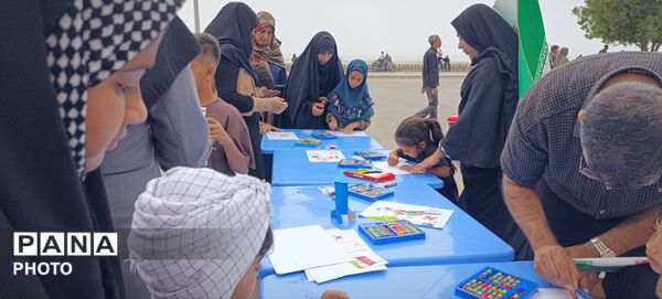 کانون پرورش فکری کودکان و نوجوانان بندرعباس در سوگ رهبر شهید