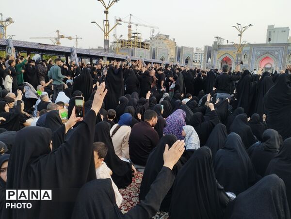 مشهد مقدس در سوگ امام مهربانی ها