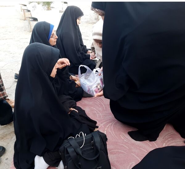مراسم عطر افشانی مزار شهدای گمنام حبل نور کوهسنگی مشهد مقدس