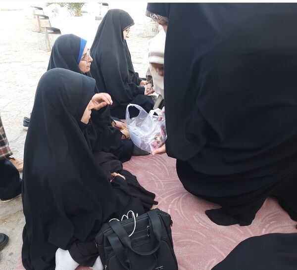 مراسم عطر افشانی مزار شهدای گمنام حبل نور کوهسنگی مشهد مقدس