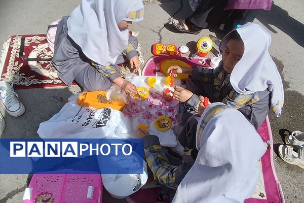 برگزاری اردون مدرسه‌ای در دبستان دخترانه آیت‌الله مرعشی نجفی قلعه نو کهریزک 