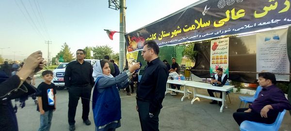 پیاده روی جاماندگان اربعین در کاشمر