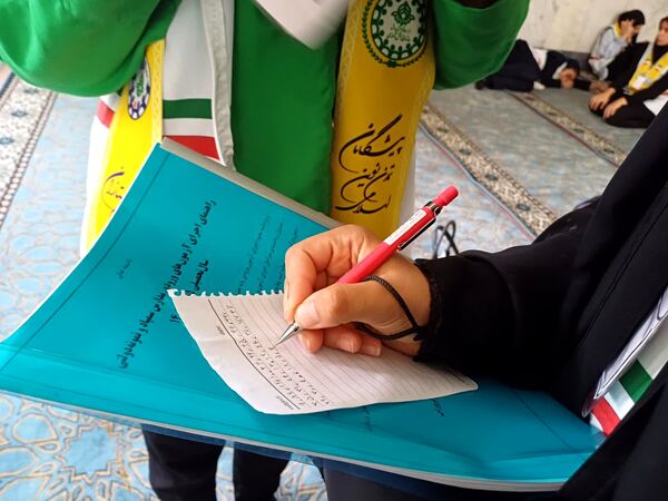 ‌‌روز دوم پیش اردوی ملی پیشتازان سازمان دانش آموزی استان اصفهان