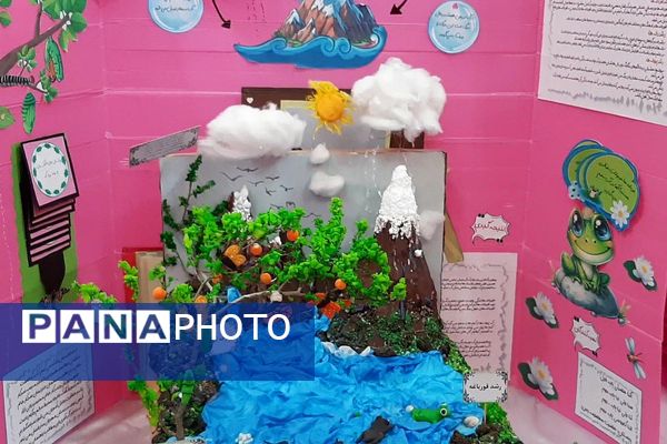 نمایشگاه طرح جابربن‌حیان در دبستان حضرت معصومه (س) بهارستان‌۲
