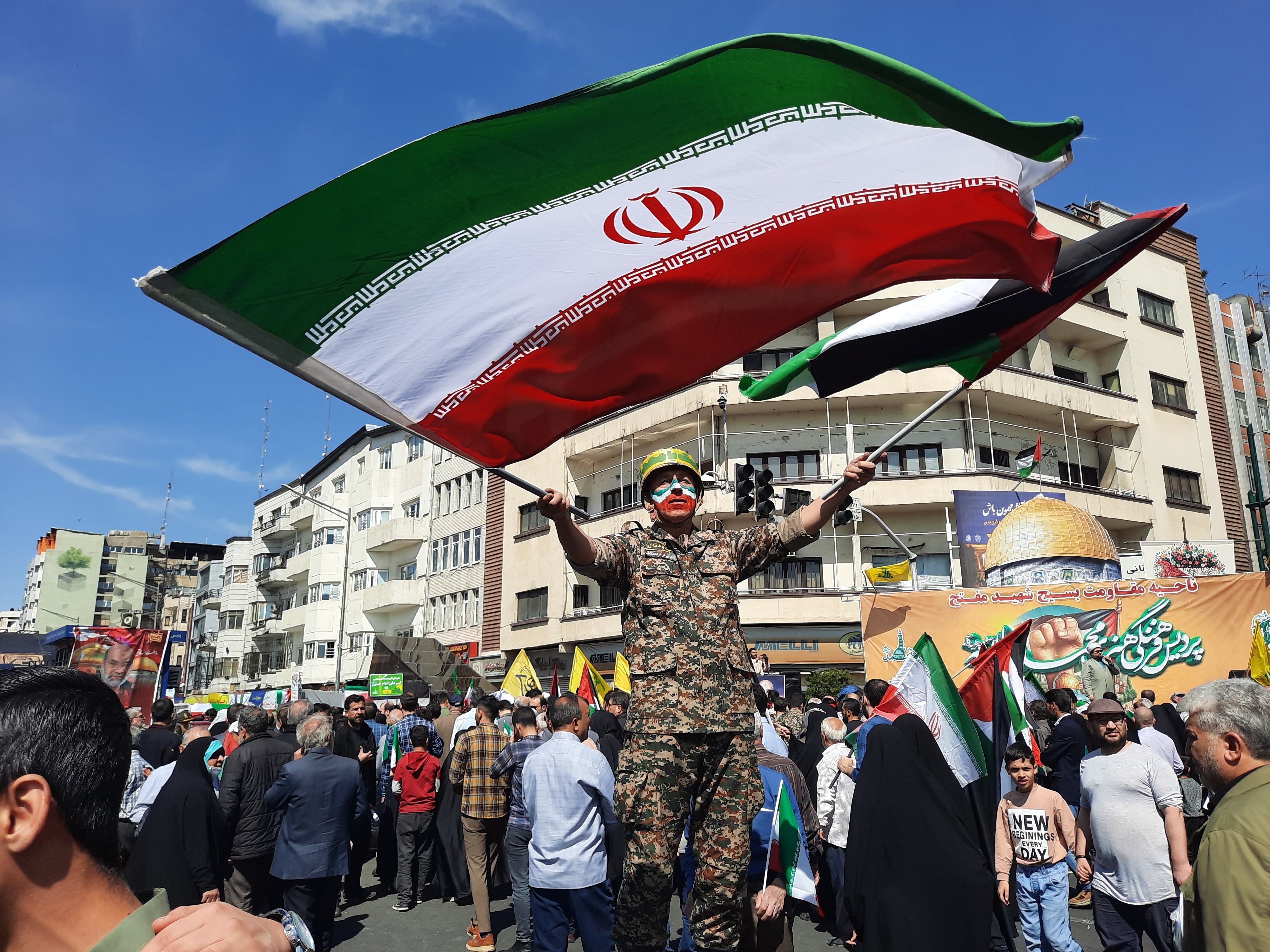 راهپیمایی روز قدس با شعار «از طوفان الاقصی تا طوفان الحرار»