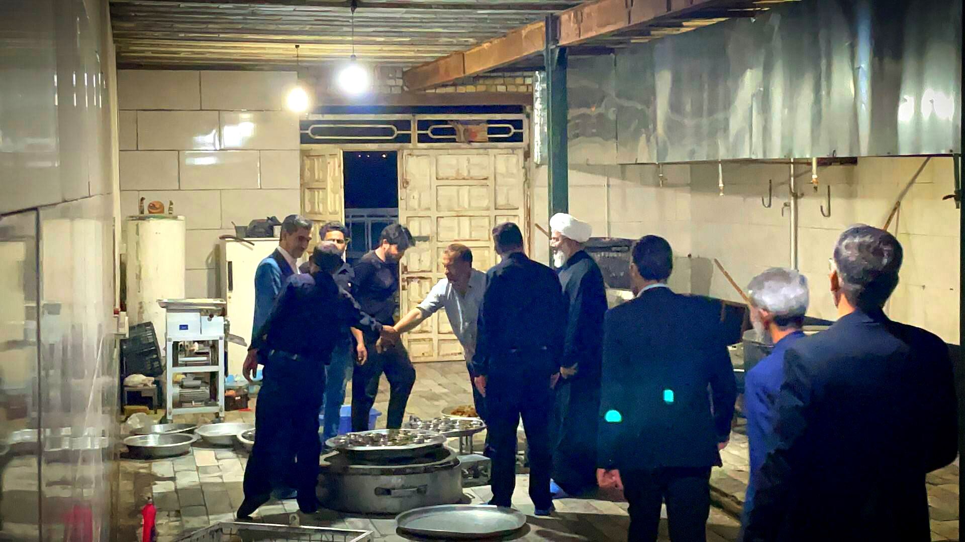 بازدید امام جمعه کاشمر از هیأت حسینی روستای جردوی