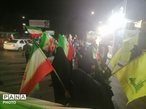 حماسه پنجاه و دومین شب حضور مردم همدل و متحد