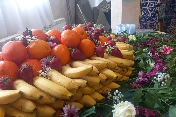 میزبانی دبستان آیت‌الله خامنه‌ای از سفره غذاهای رنگارنگ مدارس ابتدایی شهرستان قرچک 